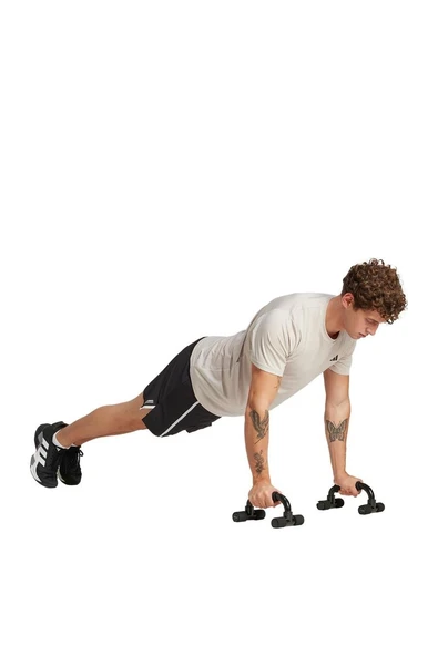 adidas Gri Erkek   T-shirt TR-ES BASE T JC5196 - Resim 3