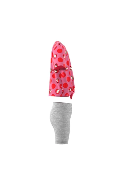 adidas Çocuk  Pembe  Eşofman LG DY MI T SET JF3646 - 11