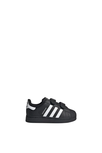 adidas Siyah Bebek   Sneaker SUPERSTAR II CF I JI3991 - Resim 2