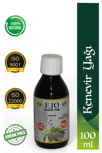 EJO SOĞUK SIKIM KENEVİR YAĞI / %100 SAF VE DOĞAL KENEVİR YAĞI
