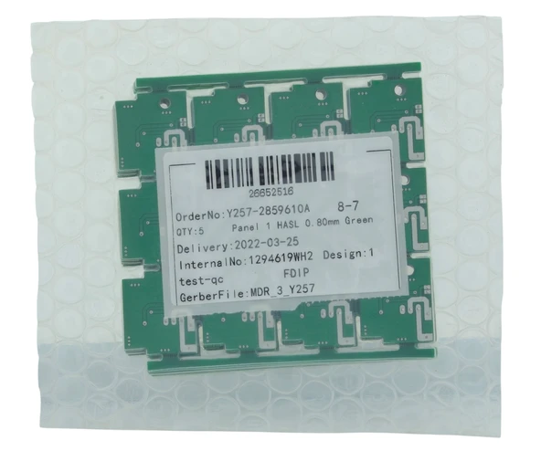 Panel 1 HASL 0.80mm Yeşil 8-7 Internal No:1294619WH2 Desing:1