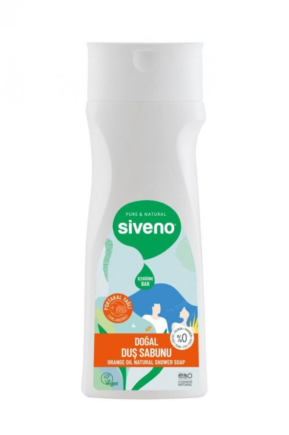 Siveno 100 Doğal Portakal Yağlı Duş Sabunu 300 ml