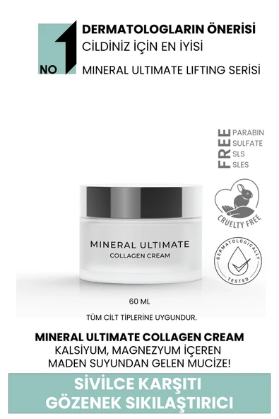 Mineral Ultimate Siyah Nokta Ve Karşıtı Niacinamide Içeren Kolajen Krem 60ml