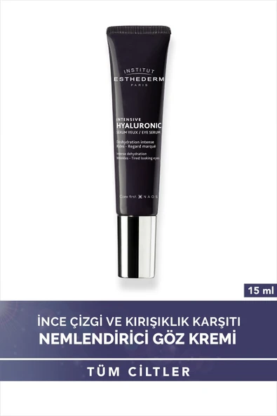 Intensive Hyaluronic Eye Serum İnce Çizgi ve Kırışıklık Karşıtı Dolgunlaştırıcı Göz Kremi 15ML