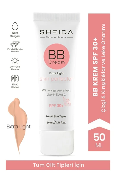 Mükemmel Kapatıcı Ve Cilt Bakım Etkili Yeni Nesil Bb Krem Bb Cream Extra Light / Spf 30 - 50 ml