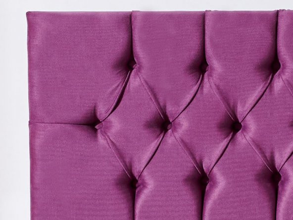 Niron Purple Baza ve Başlık Seti 200x200 cm Çift Kişilik Sandıklı Mor Kumaş Baza ve Başlığı - 5