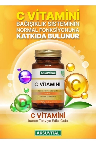 C Vitamini 1250 Mg 60 Tablet