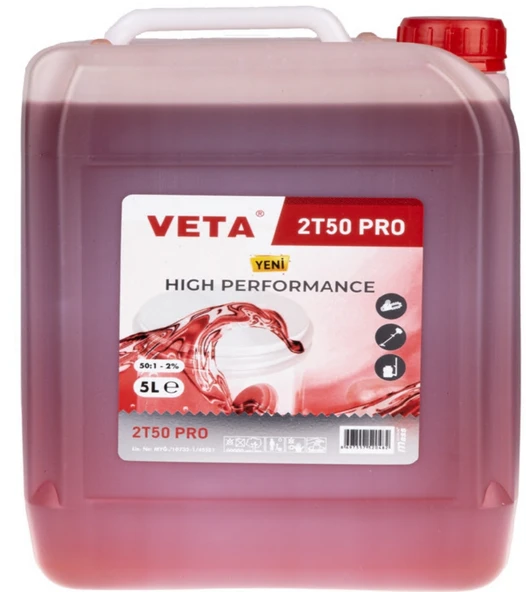 MOTORLU TESTERE/MOTORLU TIRPAN YAĞI VETA 5 LİTRE 2T (İKİ ZAMANLI) - Resim 3