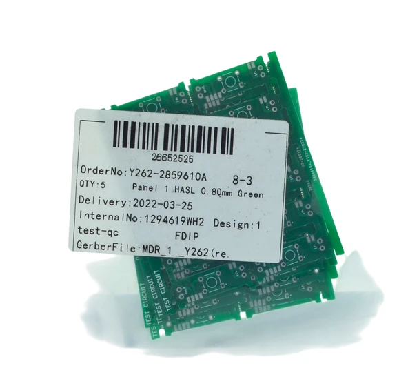 Panel 1 HASL 0.80mm Yeşil 8-3 Internal No:1294619WH2 Desing:1