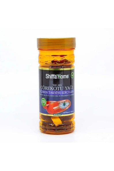 Çörekotu Yağı 150 Kapsül 500mg Softjel Çörek Otu Yağı Kapsül - Resim 3