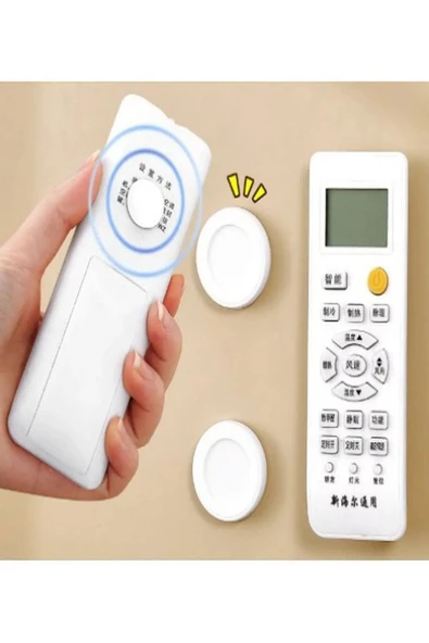 2 Adet Mıknatıslı Çok Amaçlı Kumanda Modem Ve Telefon Tutucu - Resim 2