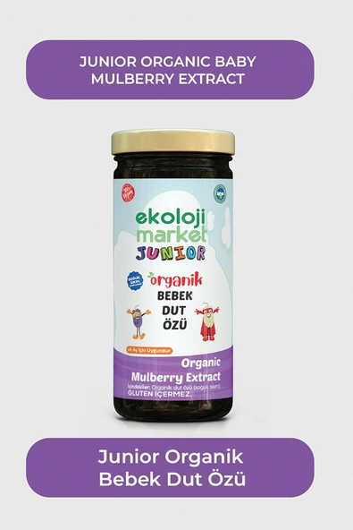 Organik Bebek Dut Özü 290 Gr 3 lü Paket Organic Baby Mulberry Extract 290 Gr 3 Pack - 2