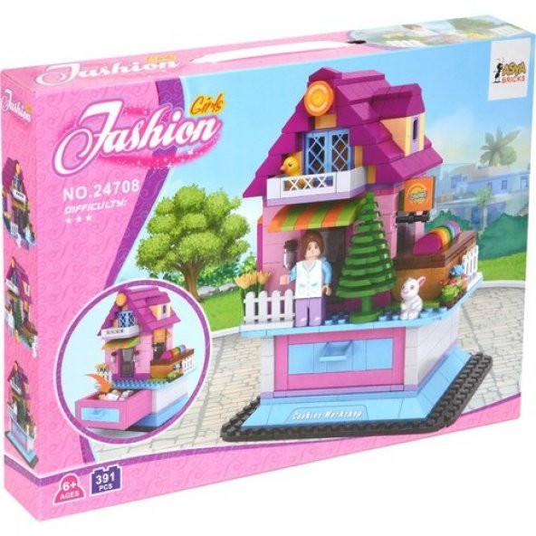 Asya Fashion Girl 391 Parça Lego Cookies Workshop Seti 0131-24708 - 1