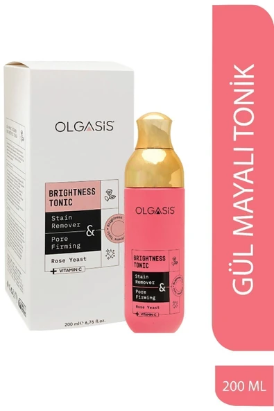 Brightness Tonic Rose Yeast 200ml - Gül Mayalı Gözenek Sıkılaştırıcı ve Aydınlatıcı Tonik -Vitamin C