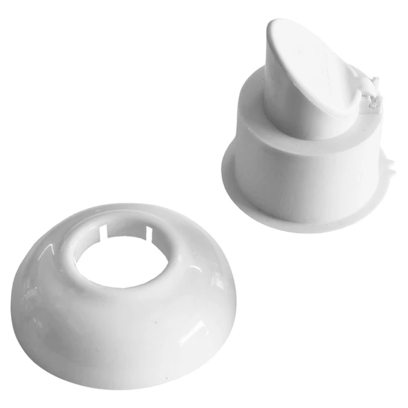 Koku Önleyici Kapaklı Muf Matik Conta Lavabo Sifon Tahliye Gideri Haşere Böcek Engelleyici Yaysız Çekvalf - 4