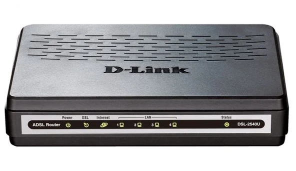 D-Link ADSL2 + 4 Port Router Annex B DSL-2540U - 1