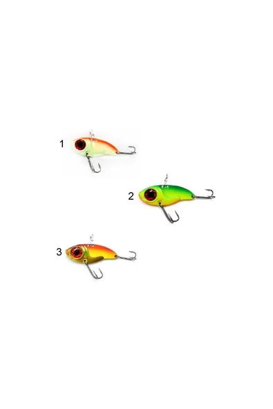 Captain 3610 Poppy 3D Metal Vibrasyon 17gr Jig Suni Yem