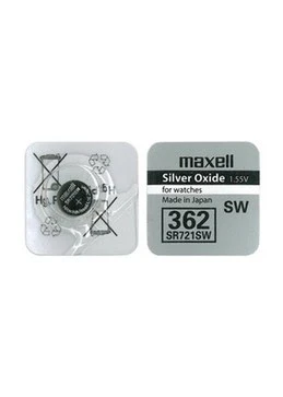 Maxell SR-721 SW / 362 Pil 1.55V Silver Oxide