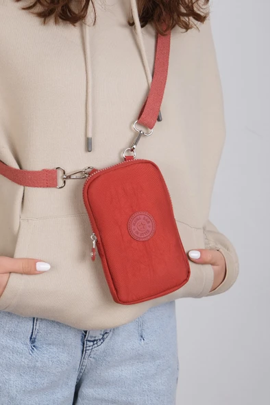 M 226 Mega Bag Krinkıl Kumaş Unisex Küçük Omuz Çantası, Telefonluk - 10