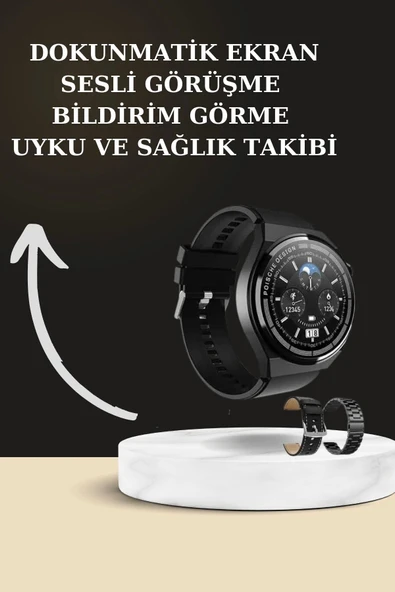 TWS Bluetooth Kulaklık ve Akıllı Saat Uyku Takibi Nabız Ölçer Uzun Pil Ömrü - 3