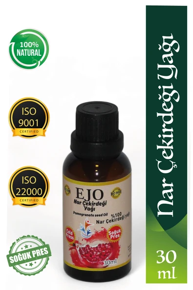 EJO SOĞUK SIKIM NAR ÇEKİRDEĞİ YAĞI / %100 SAF VE DOĞAL NAR ÇEKİRDEĞİ YAĞI
