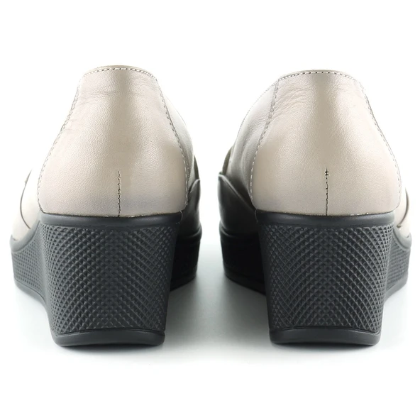 Erkan Saçmacı Dafne Vizon Hakiki Deri Dolgu Topuklu Günlük Ayakkabı - Resim 3