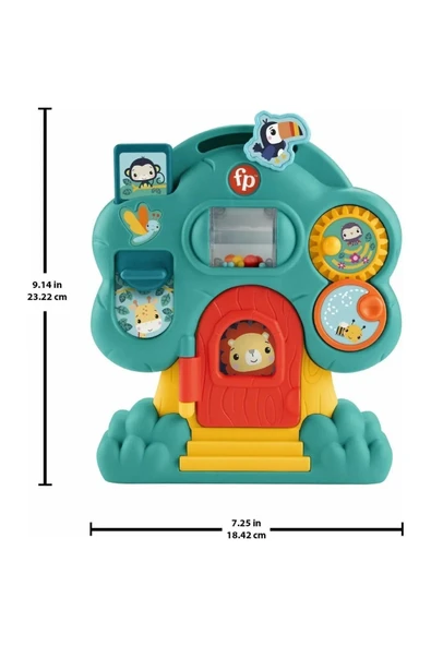 Fisher Price Sevimli Arkadaşlar Ve Ağaç Ev - 5