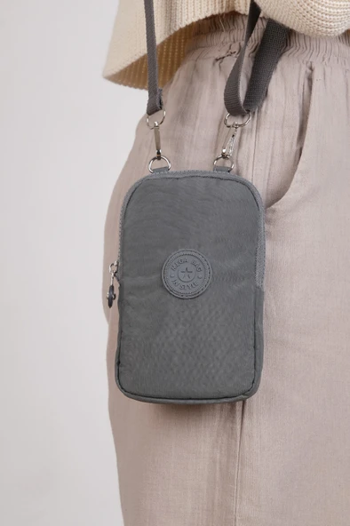 M 226 Mega Bag Krinkıl Kumaş Unisex Küçük Omuz Çantası, Telefonluk - 6
