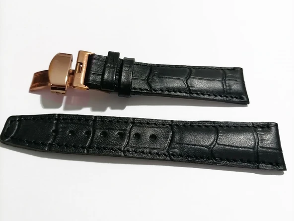 Fado &Hertür Saate &Uygun  Kelebek  Toka   20  mm  Siyah   Kordon(168)   rose toka - Resim 2