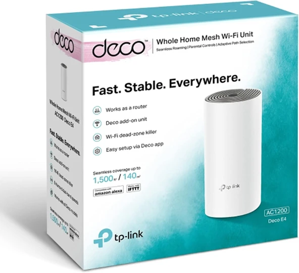 TP-Link Deco E4 1200 Mbps 1'li Router - 3