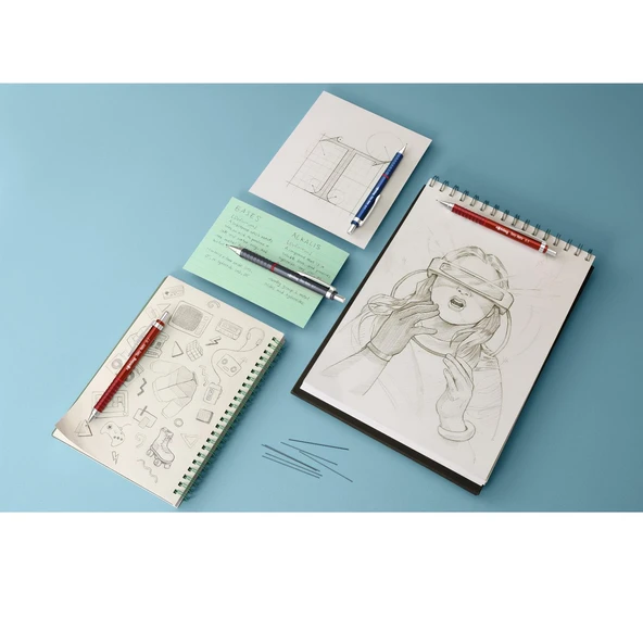 Rotring Tikky Retro Metalik Versatil Kalem Uçlu Kalem 0.5 - 6