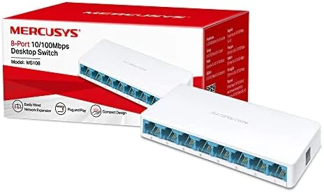Mercusys MS108 8 Port 10/100 Mbps Desktop Switch - 2