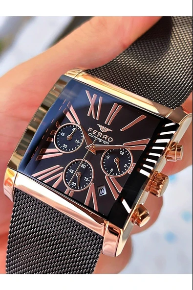 NS.FR102-R14 Ferro İç Fonksiyonları Aktif Chronograph 30 Mt Suya Dayanıklı Erkek Kol Saati ürün görseli