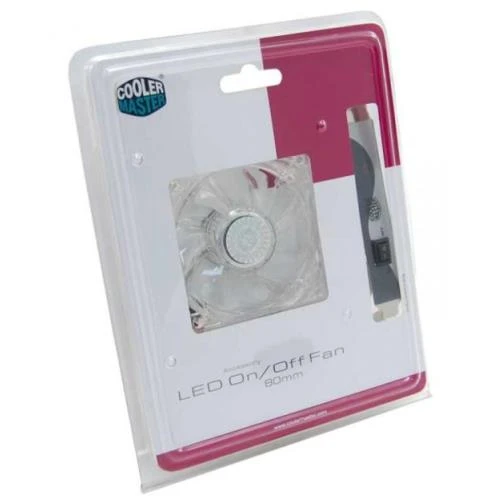 Cooler Master Ledli 80x80x25 mm Fan 1800RPM  R4-L8S-18KB-GP