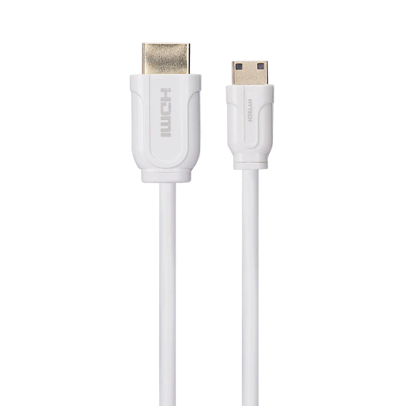 HYTECH 24K Altın Kaplama Konnektör 1080p HD 3D Destekler HDMI A Plug HDMI C Plug - 2