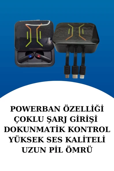 Dijital Göstergeli Bluetooth Kulaklık ve Bildirim Görebilen Akıllı Saat Alarm ve Titreşim - 2