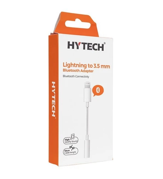 Hytech HY-XO43 Beyaz 3.5mm to Bluetooth Lightning Çevirici