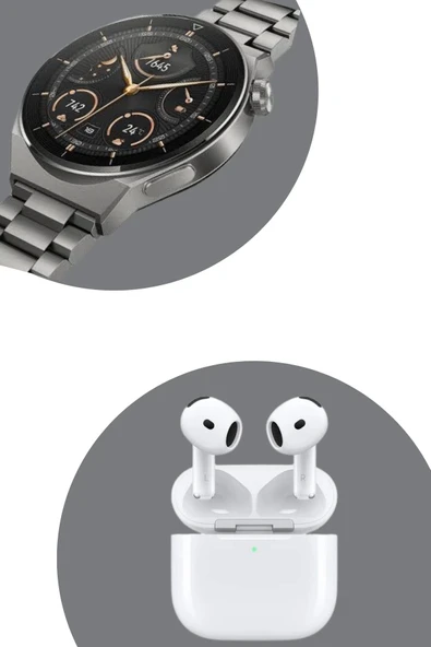 Akıllı Saat ve Kulaklık Seti Bildirim Görme Arama Cevaplama ANC Özelliği - 2