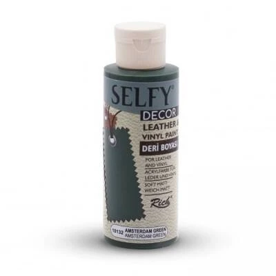 Rich Selfy Decor Deri Boyası 120 cc 10132 Amsterdam Green ürün görseli 1