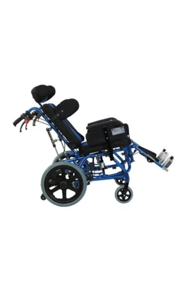 GOLFİ  Golfi G458 Cerebral Palsy Tekerlekli Sandalye Engelli Yetişkin Tekerlekli Sandalye Mavi - Resim 2