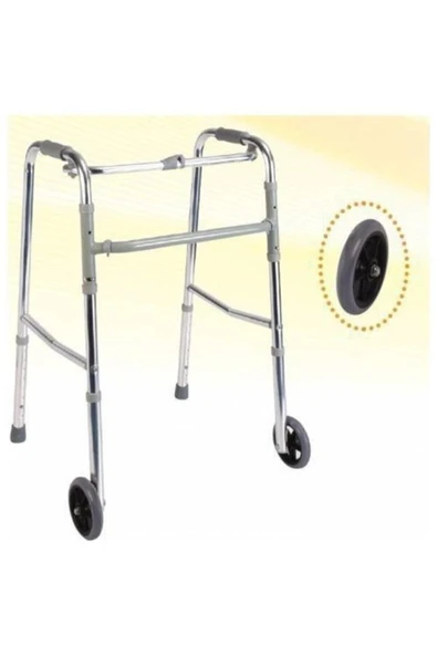 Loco Pr-441 Tekerlekli Hareketli Walker/ Katlanabilir Yürüteç - 2