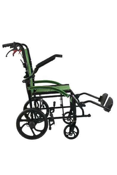 GOLFİ  Alüminyum Manuel Transfer Tekerlekli Sandalye G-502 - Resim 2