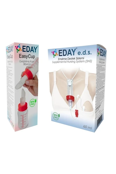 Eday  Eds Emzirme Destek Sistemi 60ml Ve Kaşık Biberon 150 Ml