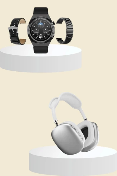 Yeni Nesil Sesli Görüşme Akıllı Saat ve Powerbank Çoklu Şarj Girişli Bluetooth Kulaklık Nabız Ölçer - 5