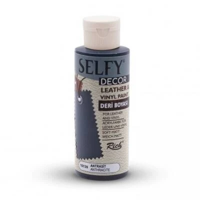 Rich Selfy Decor Deri Boyası 120 cc 10139 Antrasit ürün görseli 1