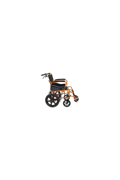 GOLFİ  Tekerlekli Iskemle T-105 Refakatçi Frenli Tekerlekli Sandalye - 2