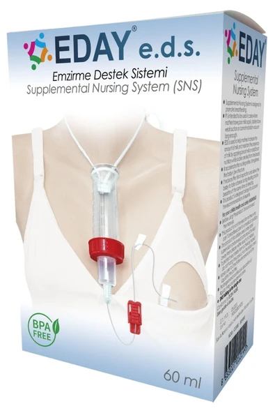Eday  Eds Emzirme Destek Sistemi 60ml Ve Kaşık Biberon 150 Ml - Resim 3