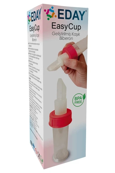 Eday  Geliştirilmiş Kaşık Biberon 60 ml Yeni Doğan Bebek Biberonu Kaşıklı Biberon