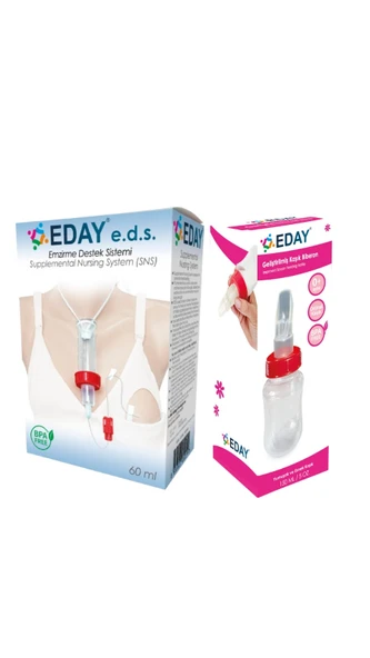 Eday  Eds Emzirme Destek Sistemi 150 Ml Ve  60 Ml EDAY Biberon