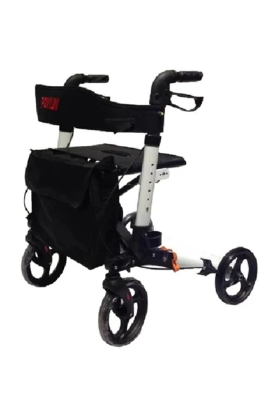 POYLİN P-777 4 Tekerlekli Oturaklı Yürüteç / Rollator